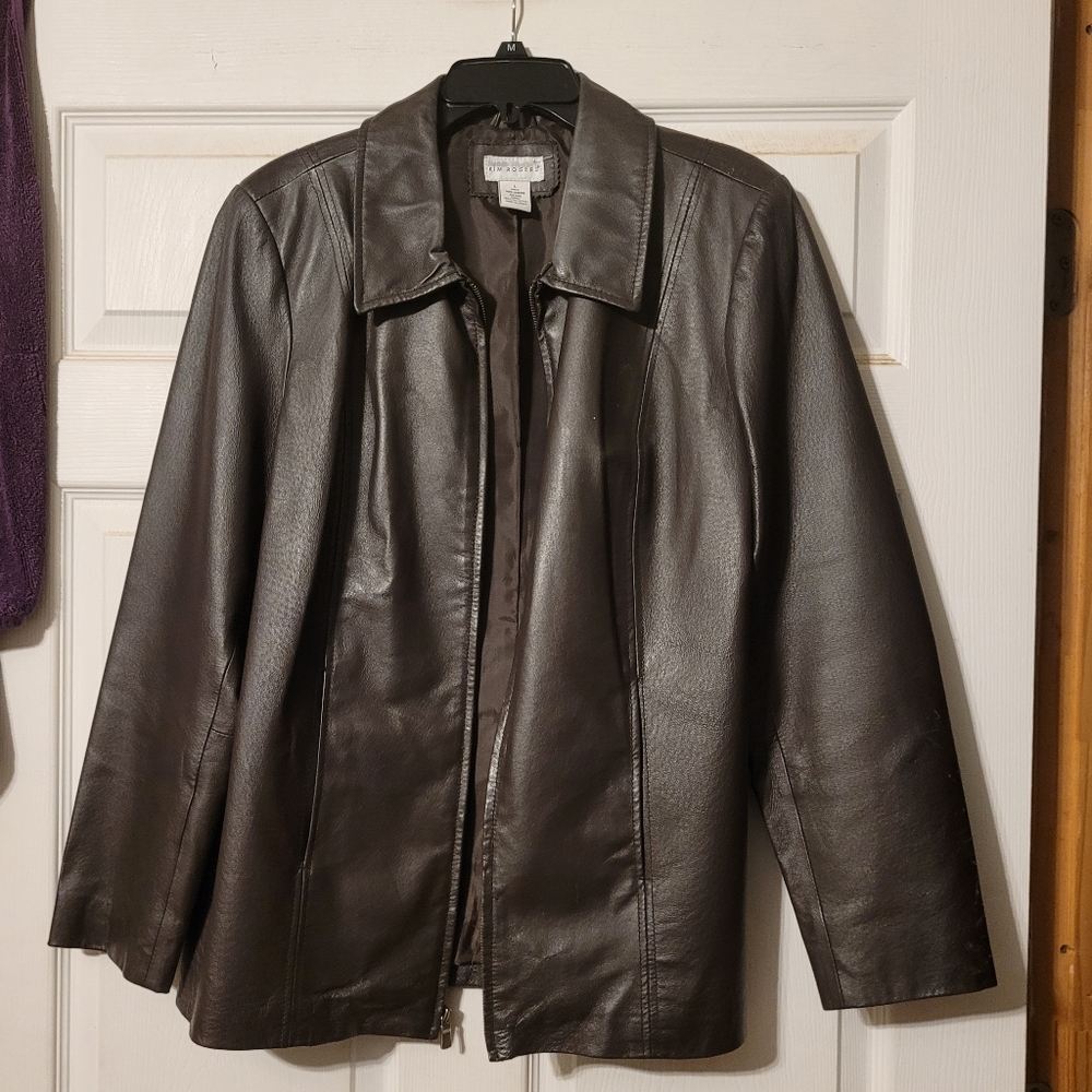 Kim Rogers, brown, 100% leather, size L